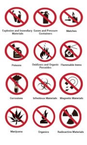 Prohibited Items