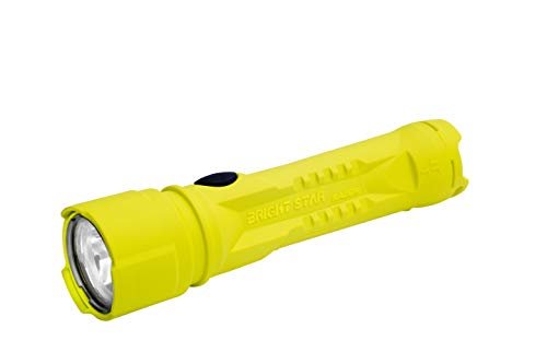 BrightStar Razor 2 LED Flashlight | Intrinsically Safe, 325 Lumens, Super Bright and Explosion Proof American-Made Flashlight for Work, Industrial Use, Emergencies, Camping, More, Yellow